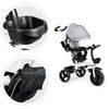 Ecotoys dětská tříkolka s otočným sedadlem S-Trike šedá