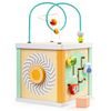 Ecotoys dřevěná edukační kostka s labyrintem Wooden Cube 5v1