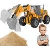 POŠKOZENÝ OBAL Bagr na dálkové ovládání Truck Excavator s pohyblivou lžící 1:36