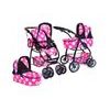 Doris velký sportovní kočárek pro panenky 3v1 - 9662 Minnie
