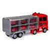 Ecotoys nákladní auto se 6 autíčky, světlem a zvuky Fire Brigade