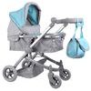 Kočárek pro panenky 4v1 kombinovaný Alice 4543 tyrkysový