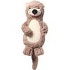 BabyOno Plyšová hračka s chrastítkem Otter Maggie Vydra, béžovo-hnědá