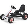 Dětská šlapací motokára Go-kart Milly Mally Viper bílá