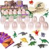 Archeologická sada 12 velkých vajíček + karty se světem dinosaurů
