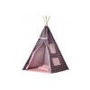 Ecotoys dětský indiánský stan TeePee Růžové hvězdičky