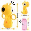 Bublifuk na baterie Žlutá žirafa