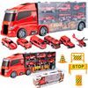 Nákladní auto s autíčky, helikoptérou a skluzavkou Fire Truck II