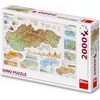 Puzzle Mapa Slovenska 97x69cm 2000