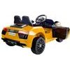 Elektrické auto Audi R8 Spyder žluté