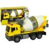 Míchačka na beton pro děti se světly a zvuky City Truck 1:16 žlutá