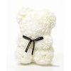 Medvídek z růží bílý Rose Bear 25 cm