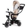 Ecotoys dětská tříkolka s otočným sedadlem Trike 2v1 béžová