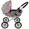 Alice kočárek pro panenky 5249 šedo-růžový