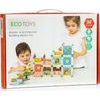 Ecotoys sada dřevěných kostek Domeček 128 ks