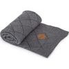 CEBA 812-118-268 Pletená deka 90x90 v dárkovém balení Grafitová rýže