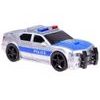 Policejní auto na setrvačník se světly a zvuky City Service 1:20 stříbrné