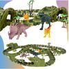 Autodráha s autíčkem na baterie a dinosaury 240 dílků Dino Track