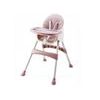 Ecotoys jídelní židlička 2v1 Pink HC823 růžová