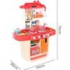 Detská kuchynka so zvukmi a parou Home Kitchen - ružová