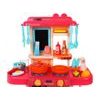 Dětská mini kuchyňka se zvuky a párou Little Chef- růžová