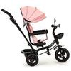 Ecotoys dětská tříkolka s otočným sedadlem Trike 2v1 růžová