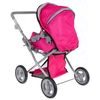 Alice kočárek pro panenky 9346 kombinovaný světle-růžový