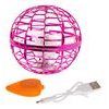 Létající koule s dálkovým ovladačem Flying Spinner - růžová