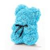 Medvídek z růží modrý Rose Bear 25 cm