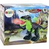 Dinosaurus na baterie chrlící oheň - hnědý