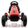 Dětská šlapací motokára s nafukovacími koly Formule 208 - červená