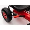 Dětská šlapací motokára s nafukovacími koly Formule 208 - červená