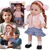 Dětská panenka s culíky Cute Doll 36 cm