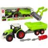 Majlo Toys dětský šroubovací traktor s vlečkou Farm Tractor