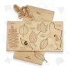 STROMY, LISTY A PLODY 3 - edukatívne drevené puzzle 26x49 cm