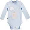 EEVI Kojenecké body s dlouhým rukávem Mellow modrá 68 (4-6m)