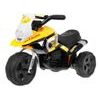 Majlo Toys dětská elektrická minitříkolka Sport Trike černo- žlutá