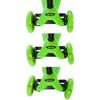 Dětská koloběžka Glow Scooter se svítícími koly zelená