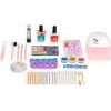 Sada dětské kosmetiky v kufříku + zrcátko a UV LED lampa