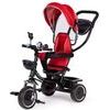 Ecotoys dětská tříkolka s otočným sedadlem Trike 2v1 červená