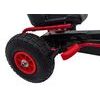 Dětská šlapací motokára s nafukovacími koly Air PerHour - červená