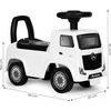 Dětské mini odrážedlo se zvuky Mercedes Actros - bílé
