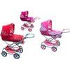 Kočárek Daria III hluboký trojkombinace pro panenky - mix barev