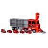 Ecotoys nákladní auto se 6 autíčky, světlem a zvuky Fire Brigade