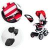Ecotoys dětská tříkolka s otočným sedadlem Trike 2v1 červená