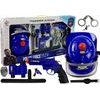 Policejní sestava pro děti s helmou a světlem Thunder Strike