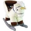 Houpací jednorožec plyšový bílý