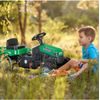 Dětský šlapací traktor s vlečkou Active Pedal zelený
