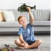 Interaktivní vojenská helikoptéra se světly a zvuky Army Rescue 1:16