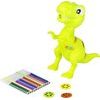 Projektor k malování ve tvaru dinosaura - zelený